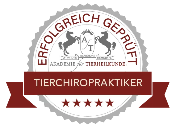 Siegel: Erfolgreich geprüft – Tierchiropraktiker